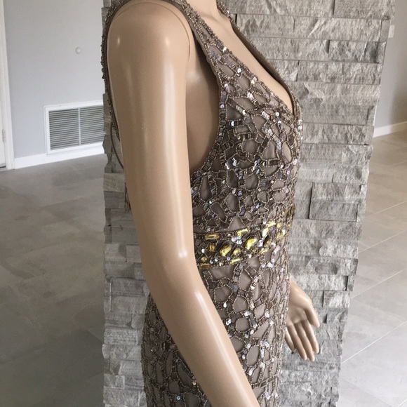 Alberto Makali Long Gown Cover Beading - Picture 6 of 10